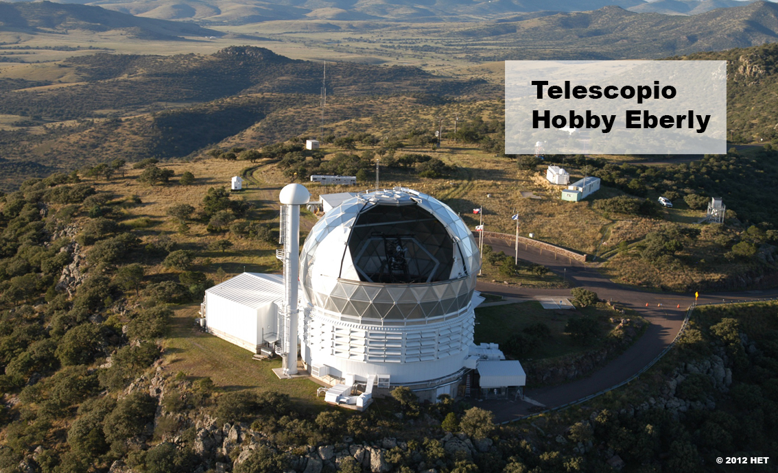 Motores de corriente continua en telescopio