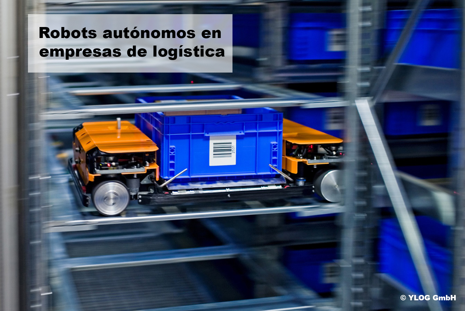 Motores de corriente continua, robots de logística.